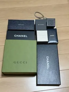 空箱、ブランド、ケース、箱、グッチ、シャネル、プラダ、ブルガリ、ディーゼル