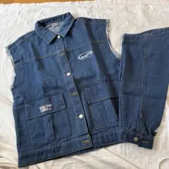 美品　アナップガール　デニムジャケット　ベスト　人気　M