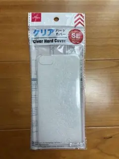 ダイソー iPhone SE用クリアハードカバー