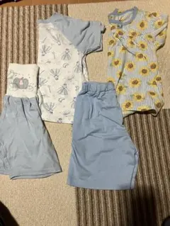 100サイズ半袖　ベビーパジャマ セット