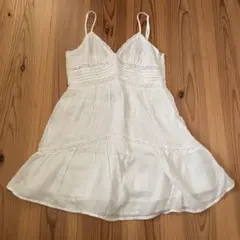ZARA コットンガーゼ キャミソール ワンピース 森ガール 海外ガール レース