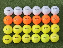 m*3様 No.1334 美品ロストボール SRIXON ゴルフボール 24個セ
