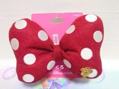❤ミニーちゃん♡ヘアゴム❤大❤ディズニーリゾート♡ リボン ドット柄♡水玉❤新品