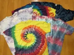 超お得！タイダイTシャツ5枚セット　2XLサイズ　アメリカ直輸入　アンビル等