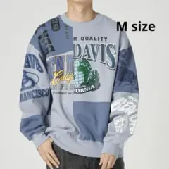 BEN DAVIS ベンデイビス パッチワーク　スウェット　Mサイズ