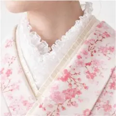 半衿 半襟 レース着物 和装小物 振袖 袴 卒業式 フリル 素材 ハンドメイド