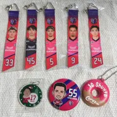 会場限定ガチャ　選手ストラップ＆バッジセット