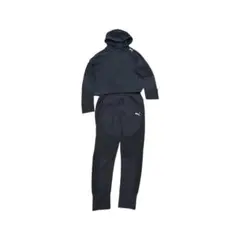 PUMA プーマブラック パーカージョガーパンツ レディース