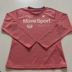 DESCENTE Move Sport 長袖Tシャツ ピンク WOMEN Ｏ