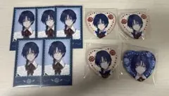 にじさんじRoseValentineチェキ 缶バッジ セット 花籠つばさ