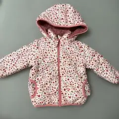 ホットビスケッツ 花柄リバーシブル（フード付き）