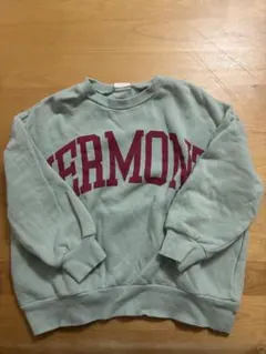 BREEZE 子供用裏起毛長袖トレーナー ミントグリーン　サイズ120センチ