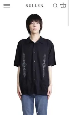 stitched open collar shirts スティッチ　シャツ