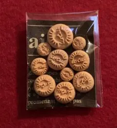 粘土ハンドメイド　ミニチュアクッキーロータス