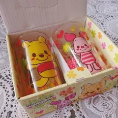 プーさん☆グラス コップ ディズニー ゆるふわ