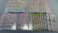 シールまとめ売り　プチドロップステッカーシール　コットンパフィーシール　41枚