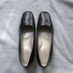 Cf ODDO レディース　パンプス　革　24.5cm 3E　黒