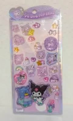 うるちゅる ポップシール Kuromi クロミ サンリオ おすそわけ
