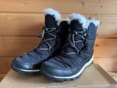 SOREL キッズ ファー付きブーツ　22cm