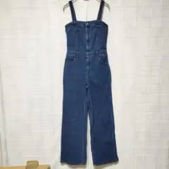 ベアトップ サロペットパンツ　(S)　GU　ジーユー