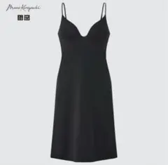 UNIQLO マメクロゴウチ　エアリズムプランジブラスリップ　ブラック　Lサイズ