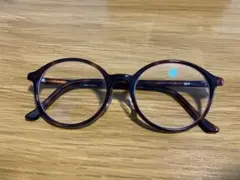 Zoff ブラウン ラウンドメガネ