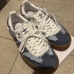 adidas Samba デニムスニーカー 24cm adidas Samba デニムスニーカー24cm - メルカリ