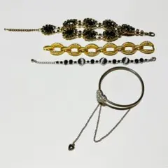 レディースアクセサリー ブレスレット バングル 4点 まとめ売り