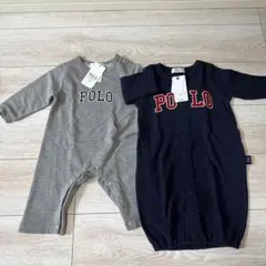 POLO ロンパース2セット