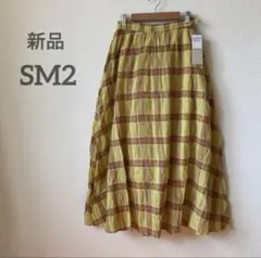 新品　サマンサモスモス　 チェックスカートのサムネイル