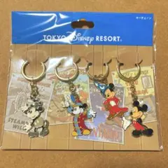 東京ディズニーリゾート ミッキー　キーホルダー 4個セット