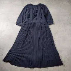 【美品】LESTERA レステラ プリーツワンピース　M