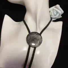 値下　ヴィンテージ　不思議な天然石　キラキラループタイ