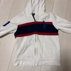 Polo by Ralph Lauren ビッグポニー ジップパーカー L 短丈