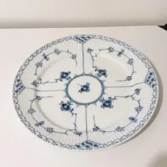ロイヤルコペンハーゲン ブルーフルーテッド ハーフレース　大皿　27.5cmのサムネイル