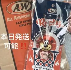 沖縄キャンプグッズ　A&WコラボTシャツ＆アクリルキーホルダー A&WロゴTシャツ：ブラウン | A&W Okinawa