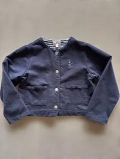 【美品】組曲　女の子　ネイビー カーディガン 110入園式　入学式