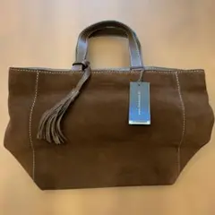 LOXWOOD タッセル付きトートバッグ ブラウン