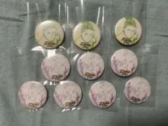 NARUTO 缶バッジ 奈良シカマル テマリ