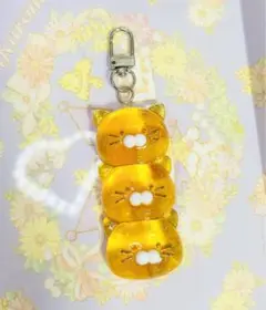 レジンチャーム【みたらしにゃん】