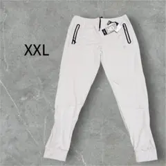 【XXL】メンズジョガーパンツ スウェットパンツ ジッパーポケット付き