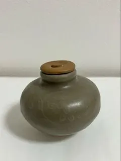時代物 中国？青磁 小壺 茶入 茶道具