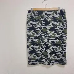 HK WORKS LONDON 【L】迷彩柄タイトスカート カジュアルのサムネイル