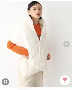 ★OPAQUE.CLIP★ミュラーダウンスマフラー★洗濯可能ダウン90%