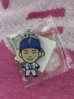 横浜DeNAベイスターズ 蝦名達夫選手 キーホルダー