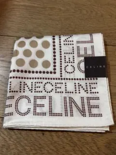 CELINE ドット柄ハンカチ