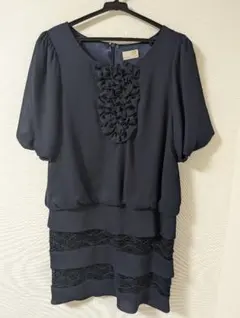 a.r.w アロー　ドレス　 ワンピース 　M ネイビー