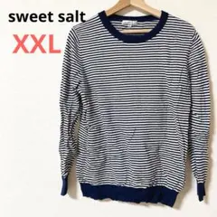 レア⭐️sweet salt 【XXL】 ストライプ ニット ボーダー