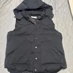 ダウンベスト フード