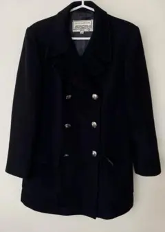 KRIZIA JEANS クリツィア Pコート風　コート　ネイビー　42